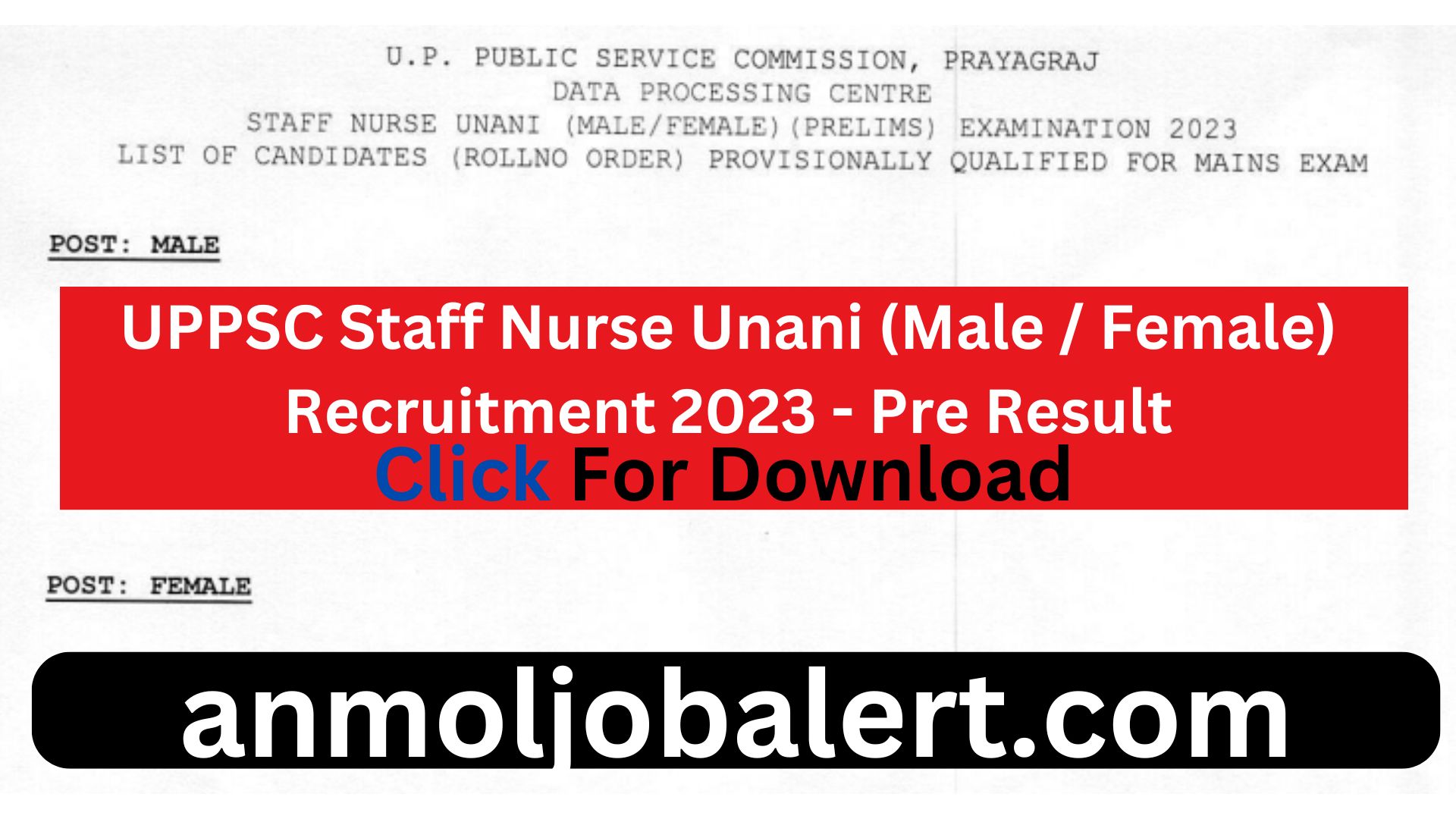 UPPSC Staff Nurse Unani